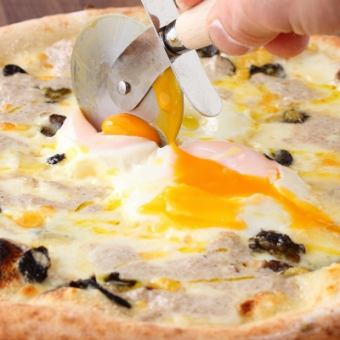 「歓送迎会！Romaコース」全6品と飲み放題が付いたコース定番のピザが食べられます。