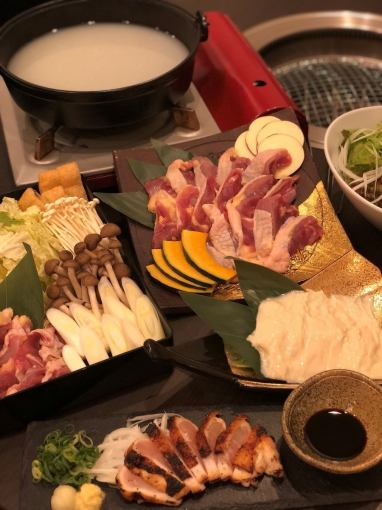 [For summer parties and gatherings!] Yukihira-style Shamo chicken hotpot (Mizutaki) course with 2 hours of all-you-can-drink 7,000 yen → 6,000 yen