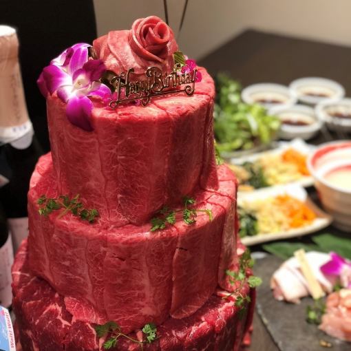 [For summer parties and gatherings!] Surprise ★ 2 hours of all-you-can-drink [Photogenic premium meat and cake course]