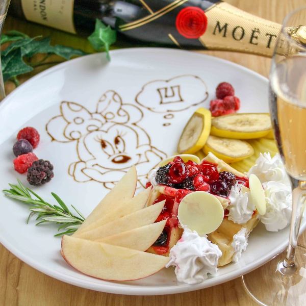 Boost the excitement with a special plate♪