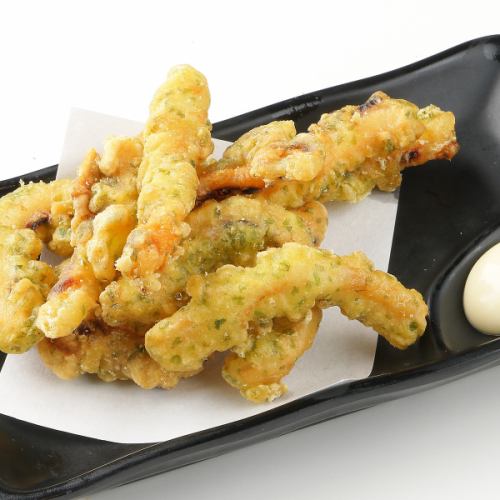 Isobe tempura of squid