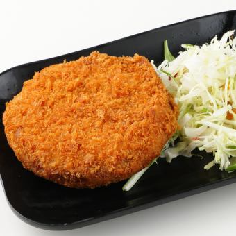 Cheese-wrapped mince cutlet