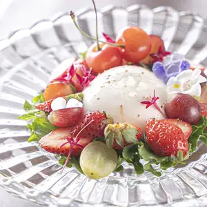 Burrata cheese salad