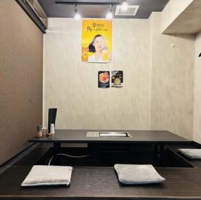 半個室のお部屋をご用意しております。詳細は店舗にお問い合わせください。