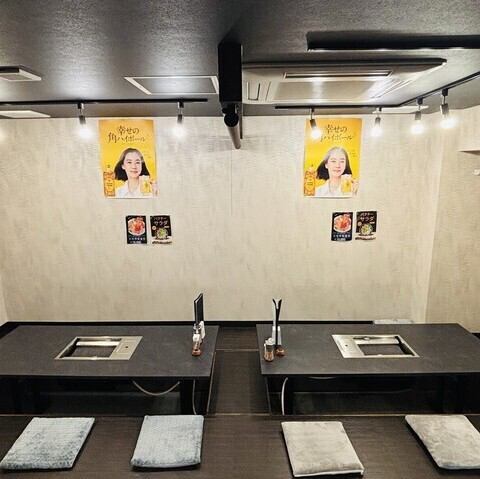 掘りごたつの個室です。利用可能人数などは店舗にお問い合わせください。