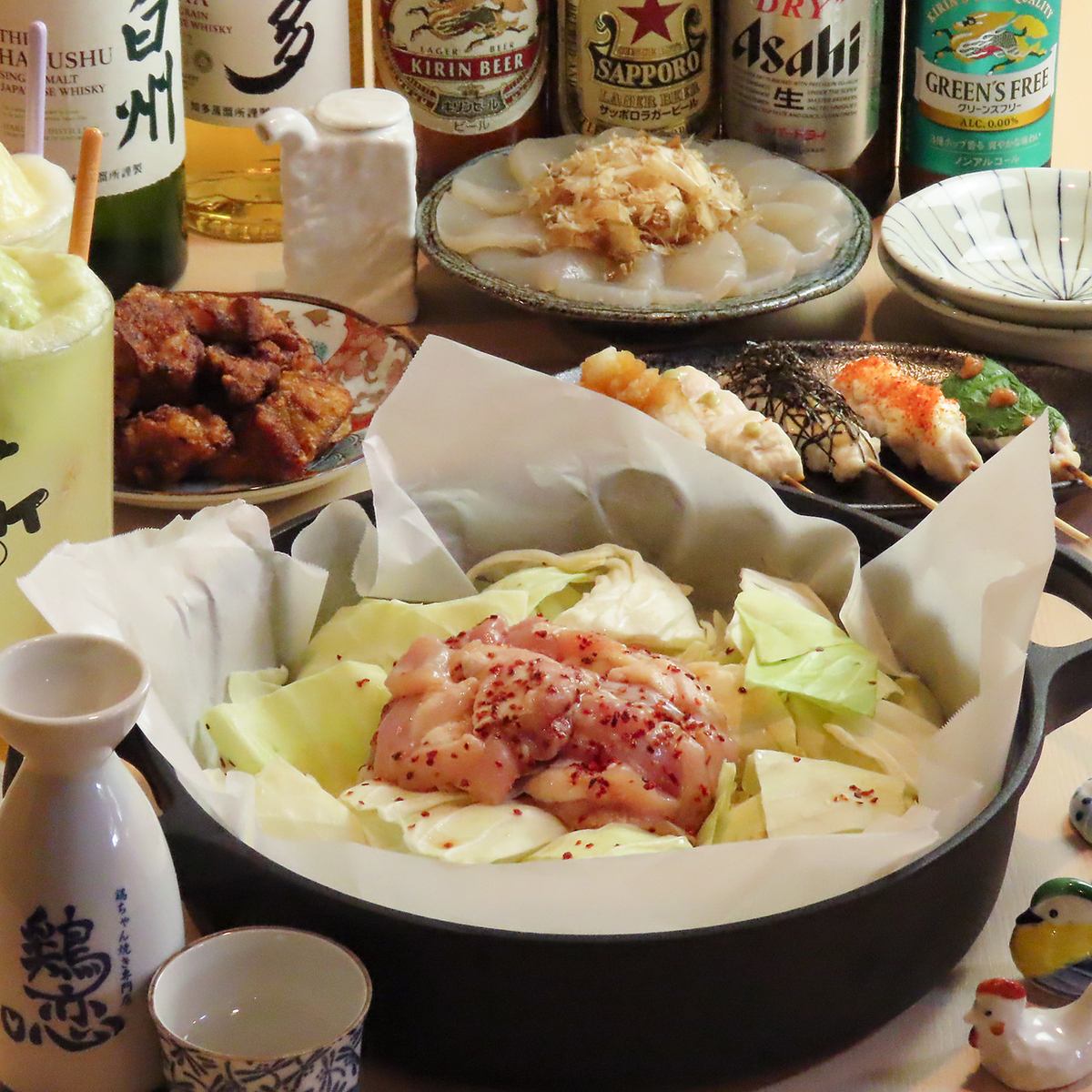 [About 6 minutes walk from Ozone Station☆] A chicken izakaya that mainly serves Gero's local cuisine!!