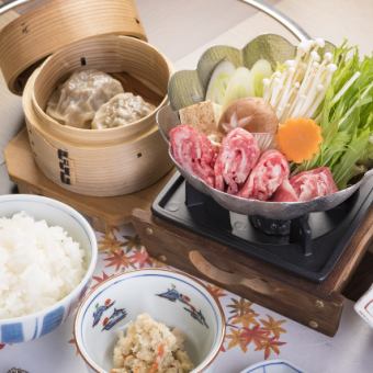 昼の膳　牛鍋御膳（ごはんセット付き）
