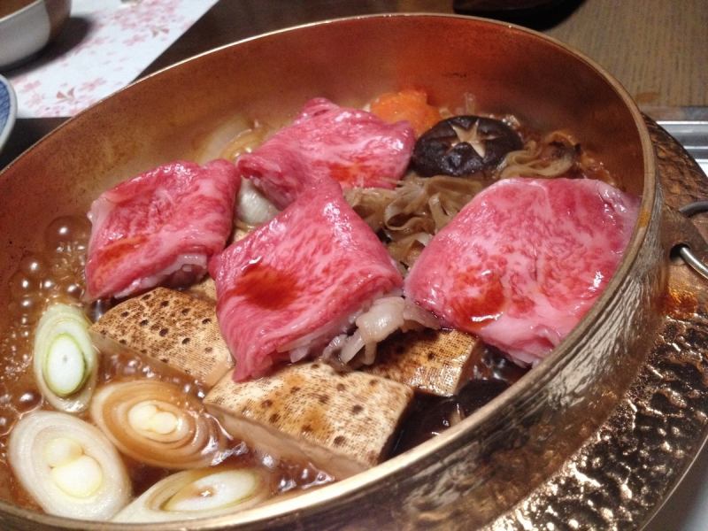 米沢牛　すき焼き