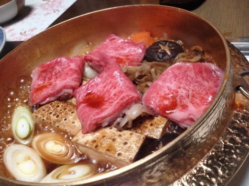 米沢牛　すき焼き