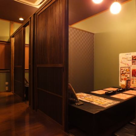 Fully private room 1: A spacious and spacious Japanese-style room.Girls talk without worrying about the neighbor ♪ Popular with families with small children ☆ ☆ ☆ Because it is a popular seat, make a reservation by all means.