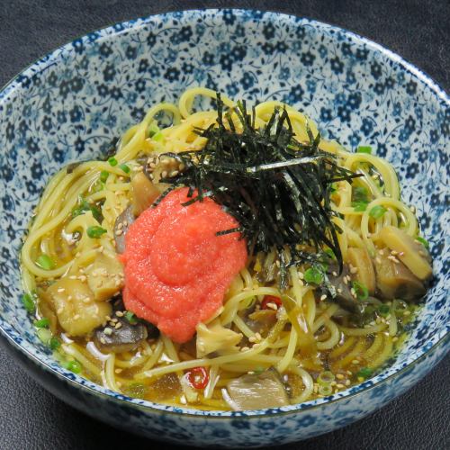 明太子和芥菜與 ichiban dashi 一起促進健康