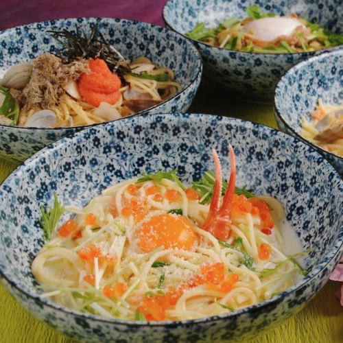 Warm winter seasonal pasta and sweet treats