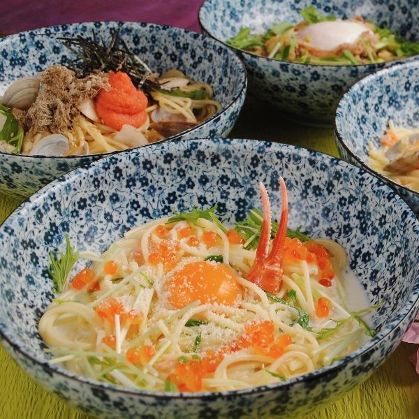 Warm winter seasonal pasta and sweet treats