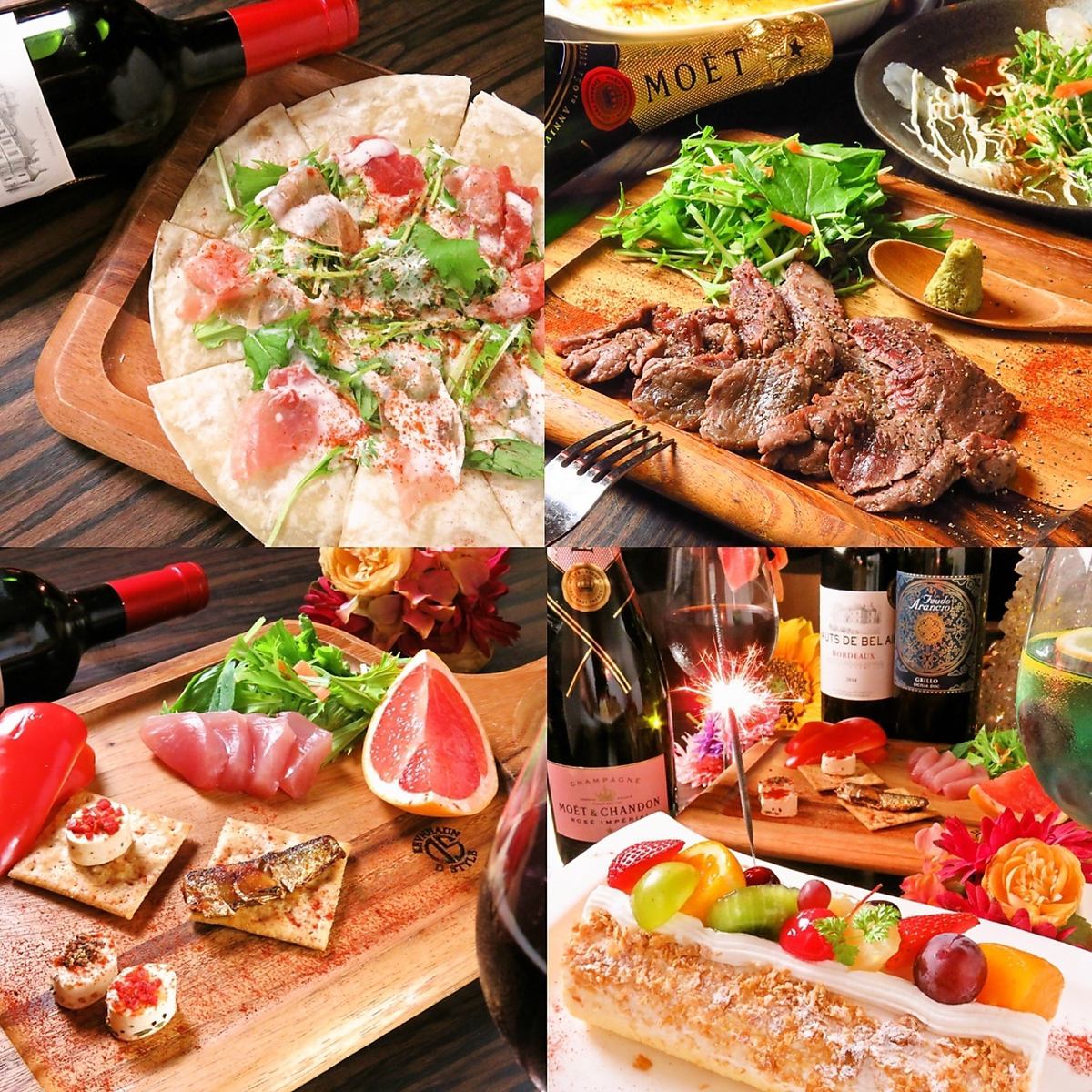 Nights Bar, a stylish bar in Taniyama, offers a wedding after-party course with an all-you-can-drink menu starting from ¥2500.