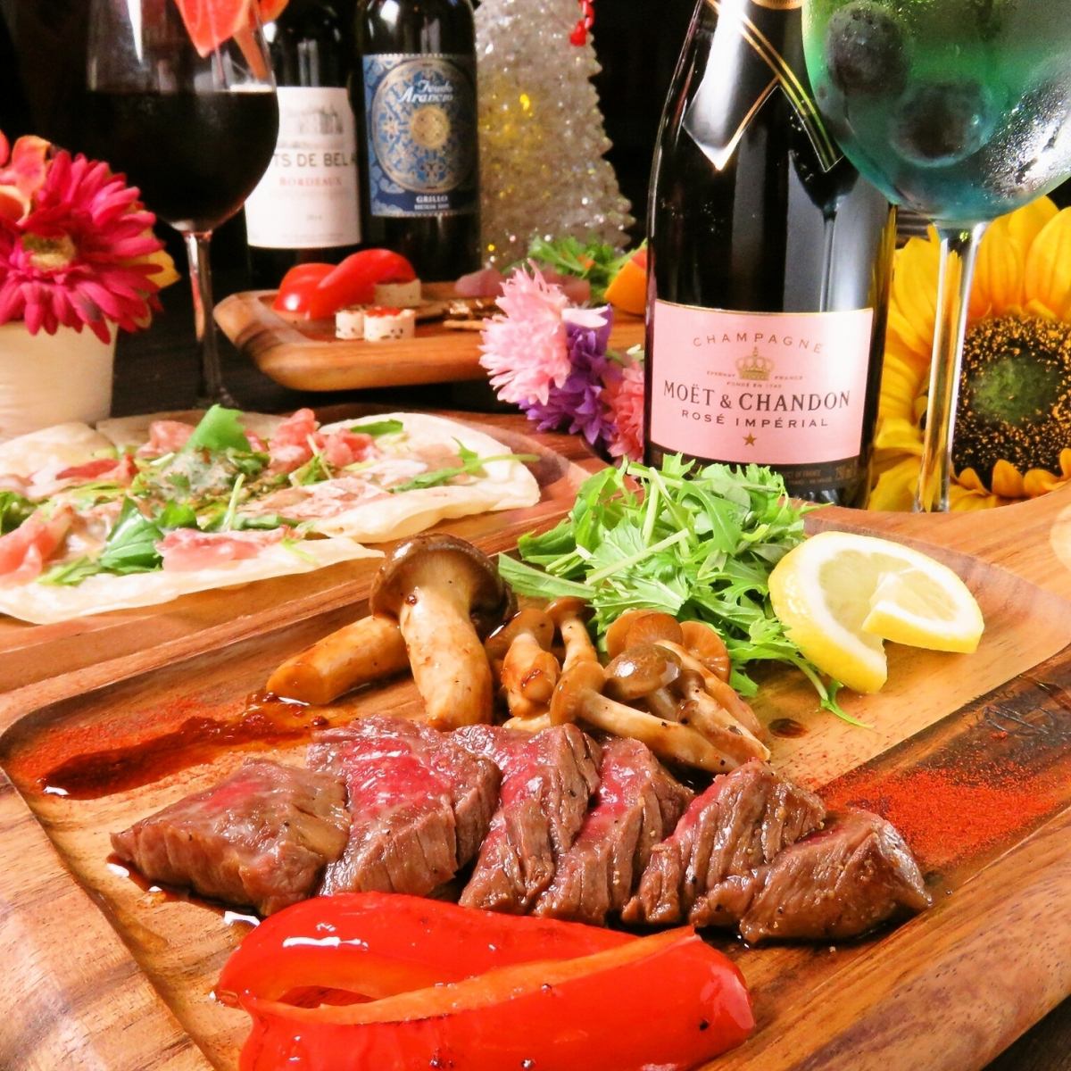 谷山のお洒落BAR【ナイツバー】飲み放題メニューも充実の結婚式二次会コースは￥2500～