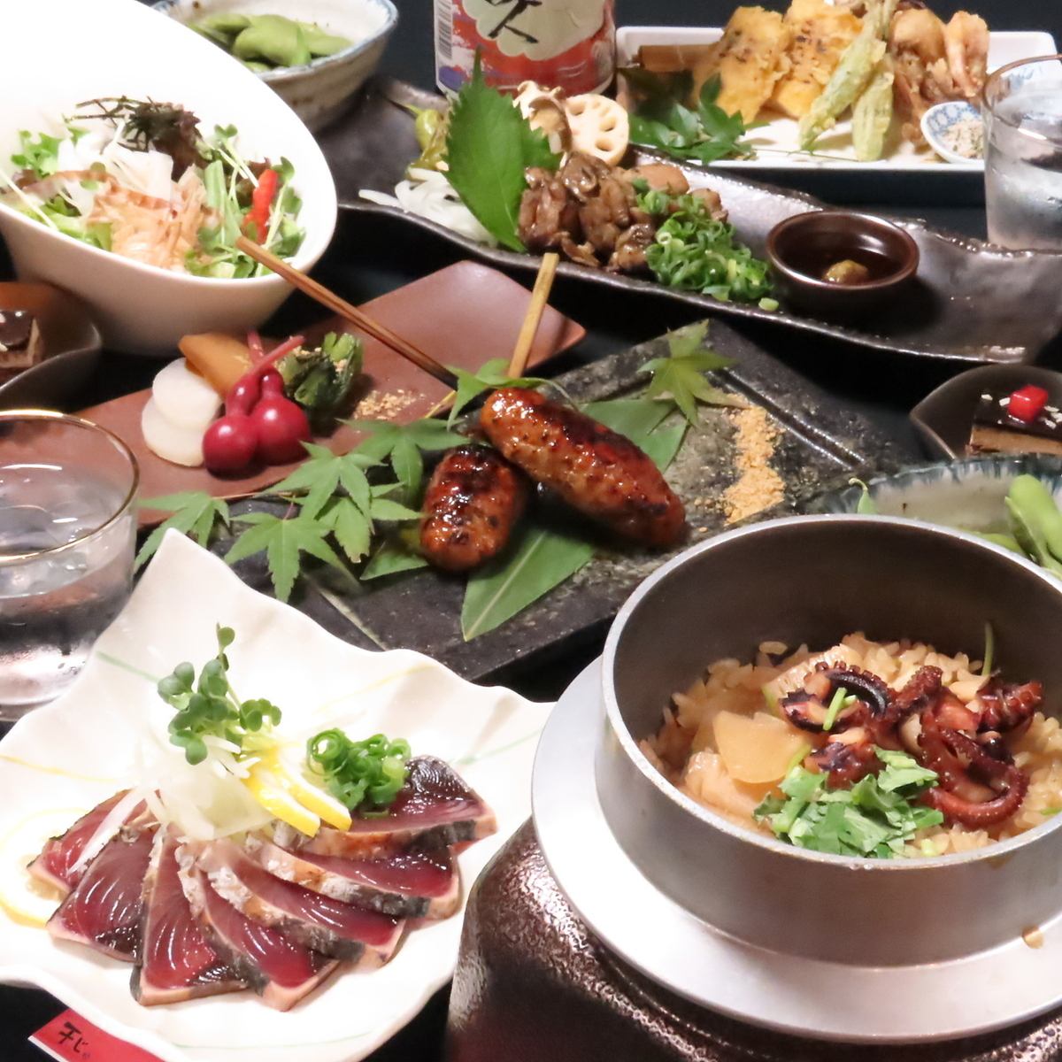完全個室で宴会を！飲み放題付コース4,500円～ご用意♪