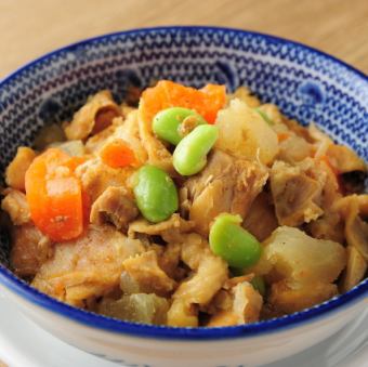 鶏カレー煮