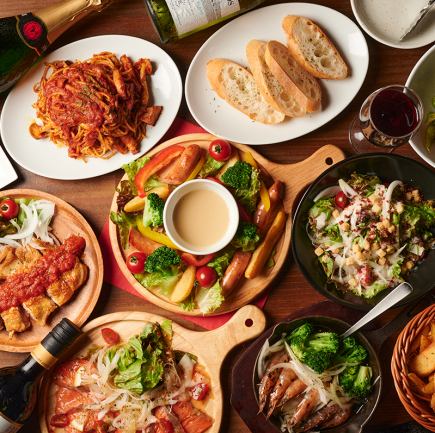 [Most popular for welcoming and farewell parties♪] 9 dishes with 2.5 hours of all-you-can-drink "Italian Bar Course" 4990 yen ⇒ 3990 yen