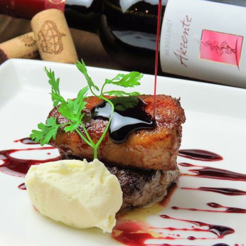 牛フィレとフォアグラのロッシーニ