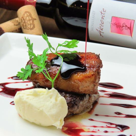 牛フィレとフォアグラのロッシーニ