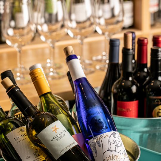 【90分飲み放題ワインビュッフェ付】2次会にも使える　お手頃　3500円コース