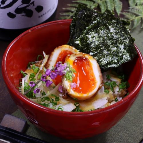 Brand Tamadaiki Soft-boiled egg pork roll fatty tuna bowl