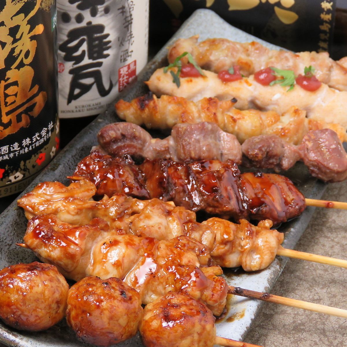 焼き鳥の種類豊富！しかもリーズナブル！ビールとの相性抜群！