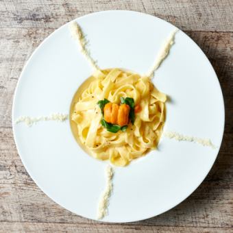 tagliatelle sea urchin cream sauce