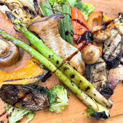 Grilled vegetable platter