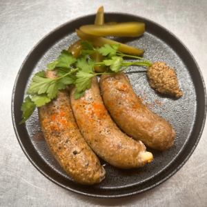 Assortment of 3 kinds of sausages