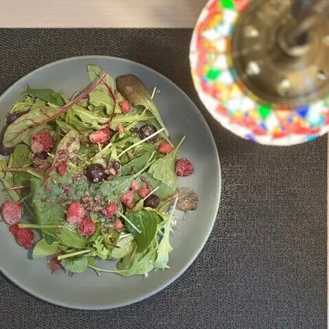 バレンタインサラダ/本気のナポリタン/ピーマンのチーズ詰め/ゴーヤチャンプル/あったかい白子ポン酢 各