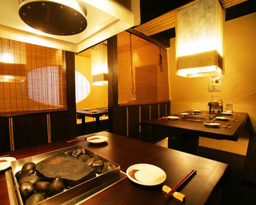 Yakiniku Izakaya with private rooms for up to 35 people