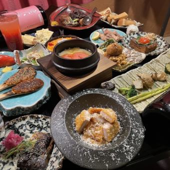 【150分飲み放題付き】忘年会、新年会コース5500円(税込)