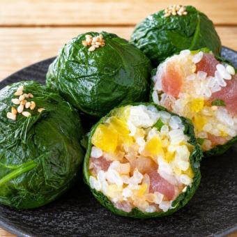 トロたく手毬寿司