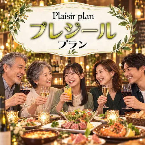 New Autumn Plaisir Plan [2 hours] 9 dishes / 7,000 yen
