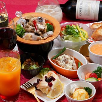 [Sunday-Thursday only] [Ajillo & Milky Mayo Course] Includes 2 hours of all-you-can-drink (excluding beer), 4,000 yen (tax included)
