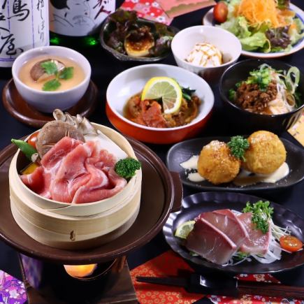 From March: [Okubungo Pork Steamed Course] Fresh fish carpa, colorful appetizers, fried stew, 2 hours all-you-can-drink for 5,000 yen (tax included)