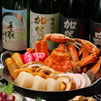 【酒が進む！ホタルイカ沖漬け＆金沢おでん×〆の蕎麦コース】 5,500円→4,500円（税込）