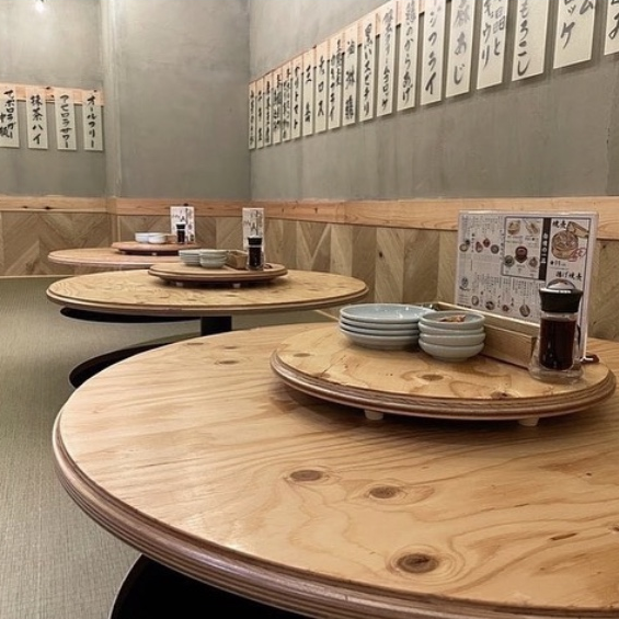 [Horigotatsu seats also available♪] We also have sunken kotatsu seats available for small groups. Perfect for casual dates or drinking parties with friends! Please make your reservation early.