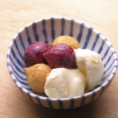 台湾ドーナツ ～バニラアイス添え～