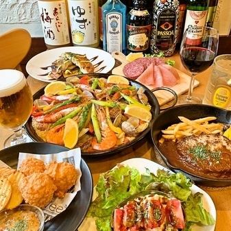 【90分L.O、2時間飲み放題！4000円(税込)コース】