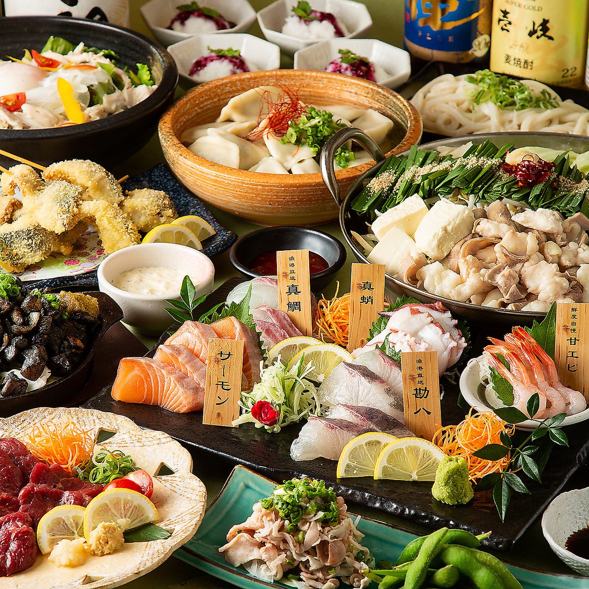 [All seats are completely private] 2-hour all-you-can-drink course full of Kyushu flavors starts from 3,500 yen!