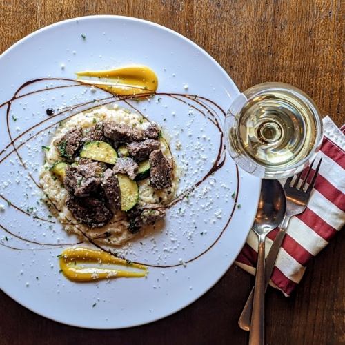 Delicious brown rice risotto