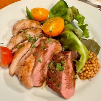 国産鴨の炭焼き