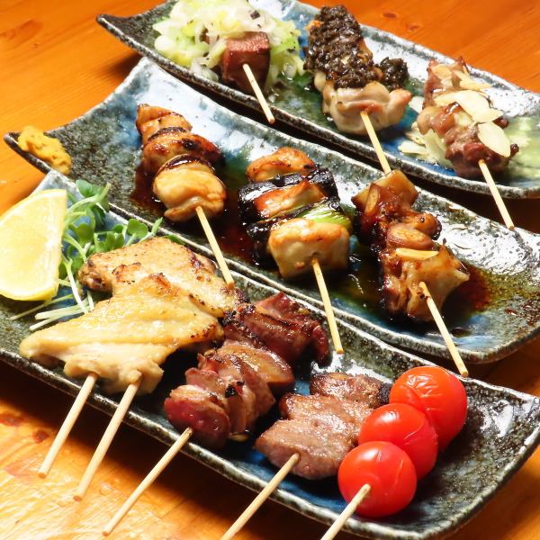 [If you want to enjoy skewers all at once, this is it!] Assorted grilled 10 pieces