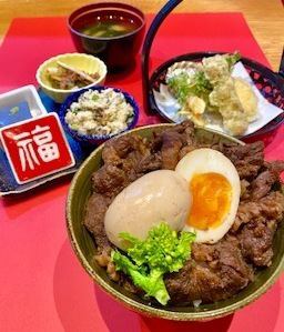 【昼夜】牛すじ丼セット 数量 期間 限定 >龍野ブランドめし