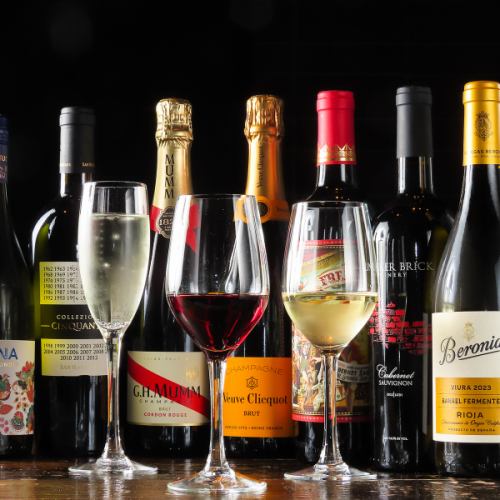 こだわりのドリンクが揃う