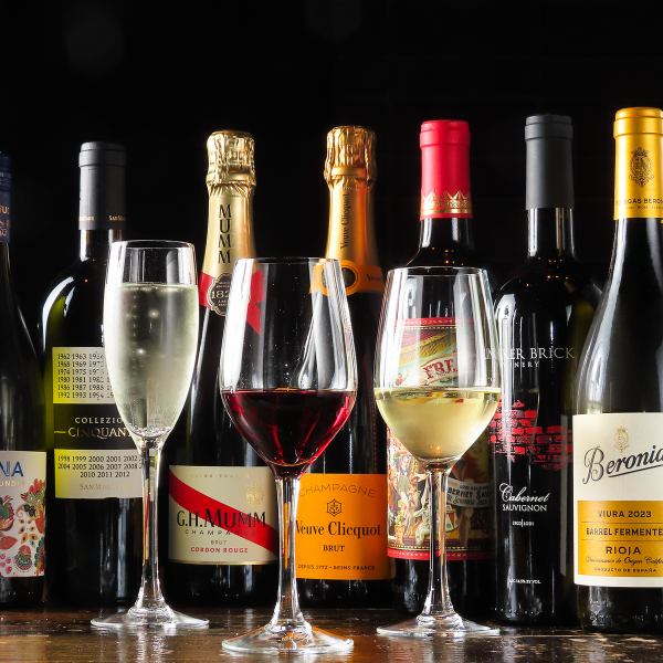 食事に華を添える豊富なドリンクメニュー