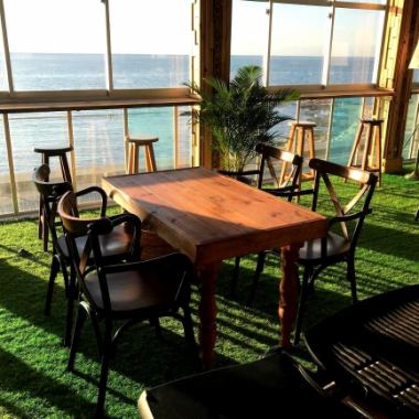 The second floor is a treat with a view! Enjoy the ocean view!