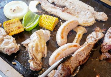 屋内１FグリルBBQ 持込み自由プラン